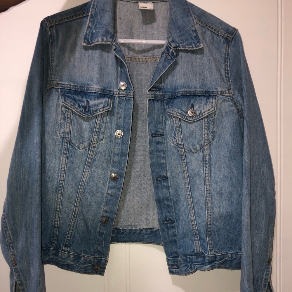 H&M WOMENS BLUE JEAN JACKET